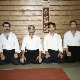 Семинар айкидо под руководством Ясунари Китаура (8 дан айкидо Айкикай) 1993 год
