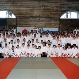 Семинар айкидо под руководством Ясунари Китаура (8 дан айкидо Айкикай) 2002 г