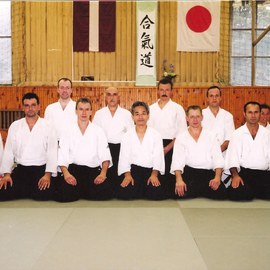 Семинар айкидо под руководством Ясунари Китаура (8 дан айкидо Айкикай) 2003 г (Латвия)