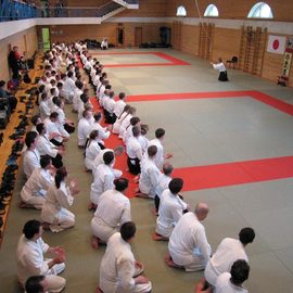 Семинар айкидо под руководством Ясунари Китаура (8 дан айкидо Айкикай) 2005 г